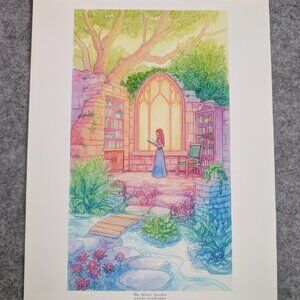 The Water Garden by Naomi Vandoren 8"x10" Art Print